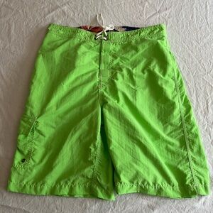 Polo Ralph Lauren Swim Trunks Board Shorts Color Lime Size Small